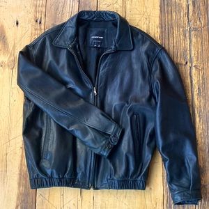 Men’s Andrew Marc Leather Jacket Sz L